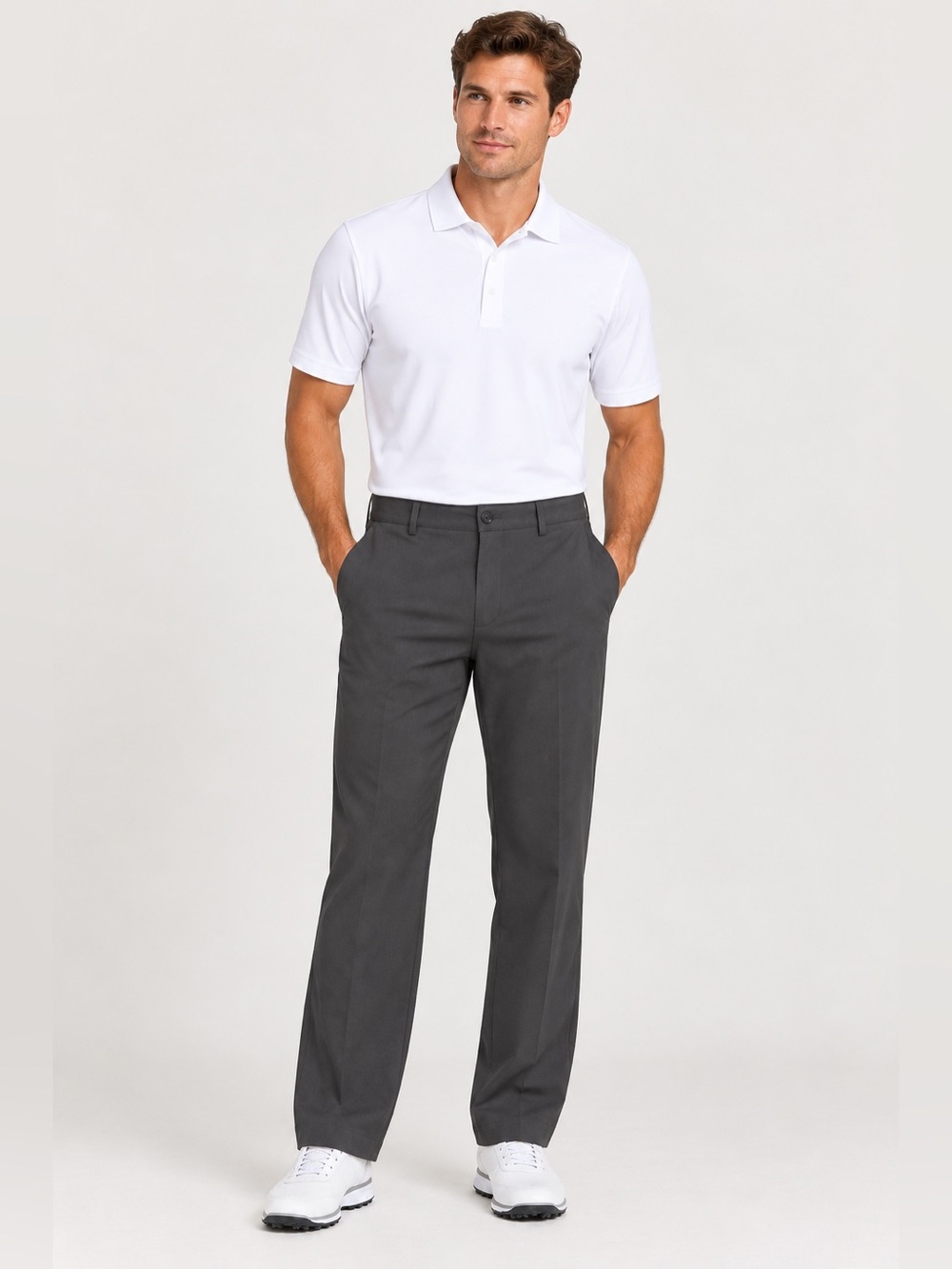 Greg Norman Collection Performance Stretch Golf Pants Men’s 32x32 Charcoal